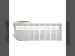 風防ガラスのタンパーの証拠のRfidの札ペット基質材料